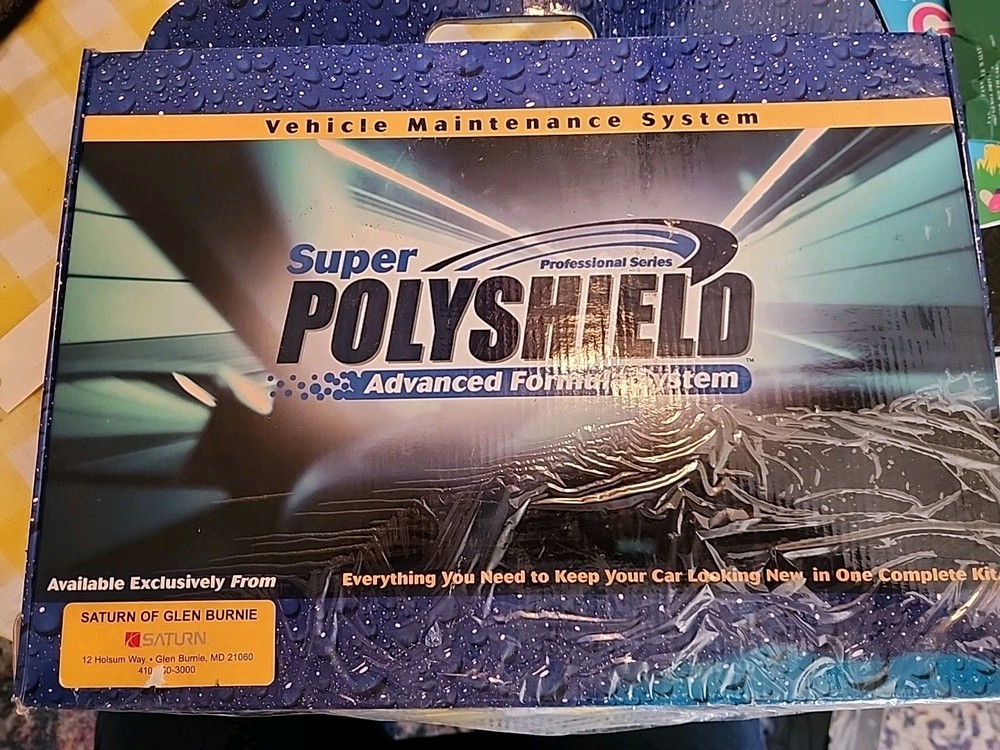 Super Polyshield Advanced Formula Car Detailing System Complete Kit New In Box