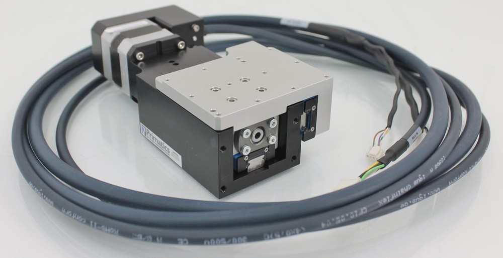 Primatics PLG160 Motorized Linear Positioning Stage for Semiconductor Test
