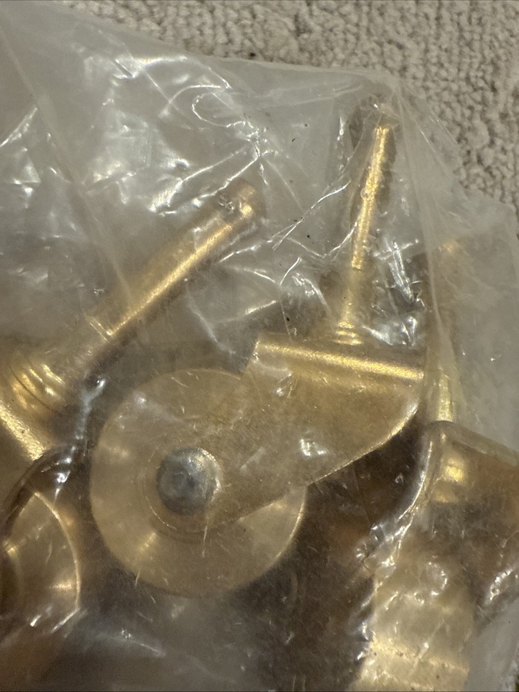 3 Piano Solid Brass Wheels As Is Wheels Only