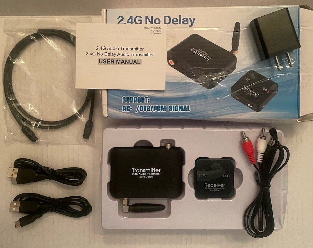 Audio Transmitter Receiver for TV Support