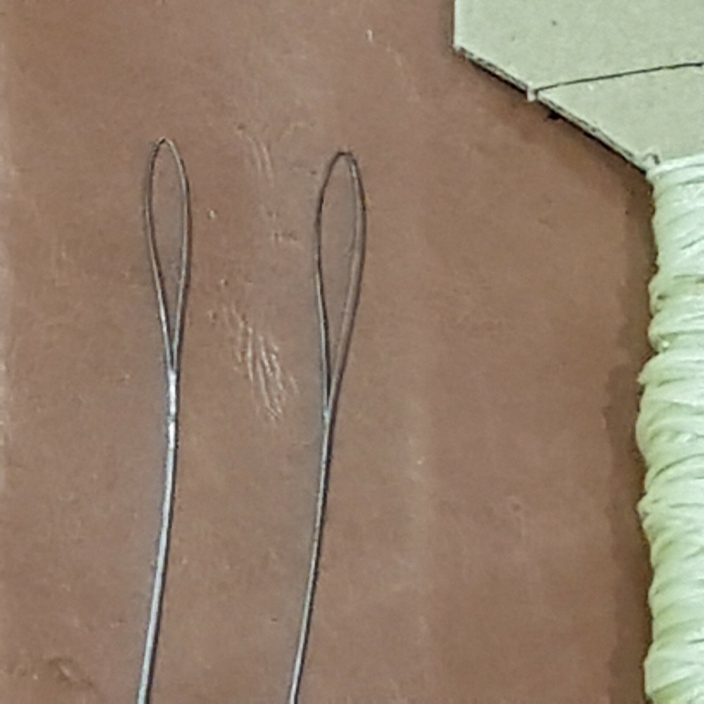 Shoemakers Needle Wax Thread Wire Needles Bristles Hand Sewing Leather Work