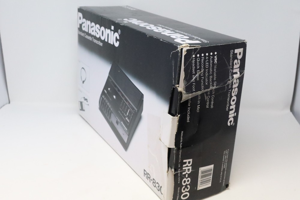 Panasonic RR-830 Desktop Standard Cassette Transcriber/Recorder Tested