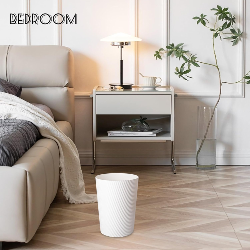 Small Trash Can Wastebasket Garbage Can Container Bins for Bathrooms, Laundry Ro