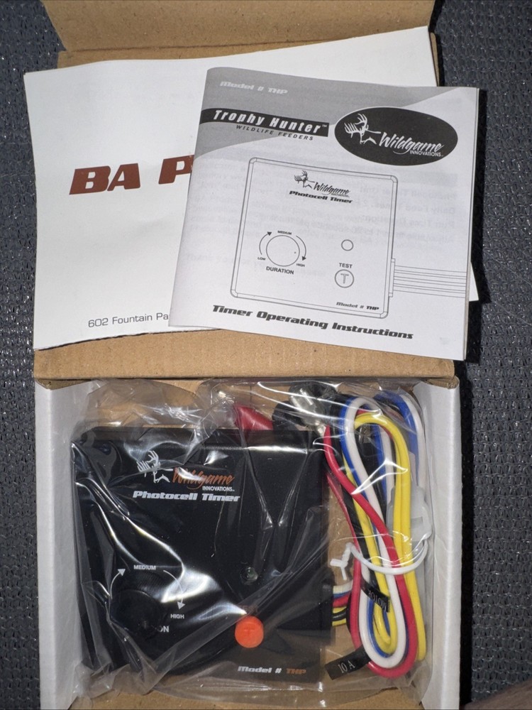 Wildgame Trophy Hunter Photocell Timer NEW IN BOX