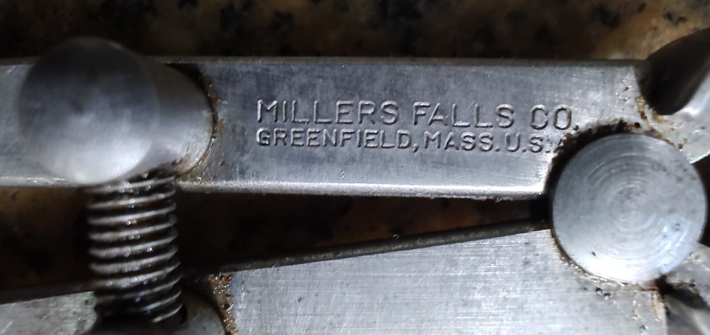 🗽MILLERS FALLS 4-1/2" ID CALIPER