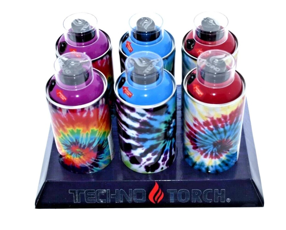 Spray Can Torch Lighter -TECHNO |Refillable Single Jet Torch 1CT