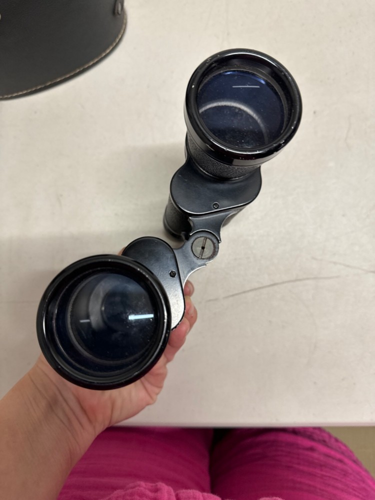 vtg Crown 7 X 50 binoculars with case