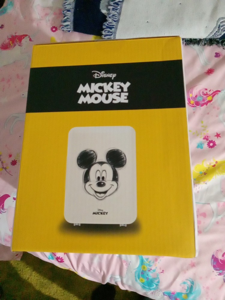 Mickey Mouse 6 Can Mini Fridge New