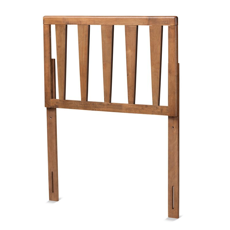 Baxton Studio Duncan Walnut Finished Wood Twin Size Headboard