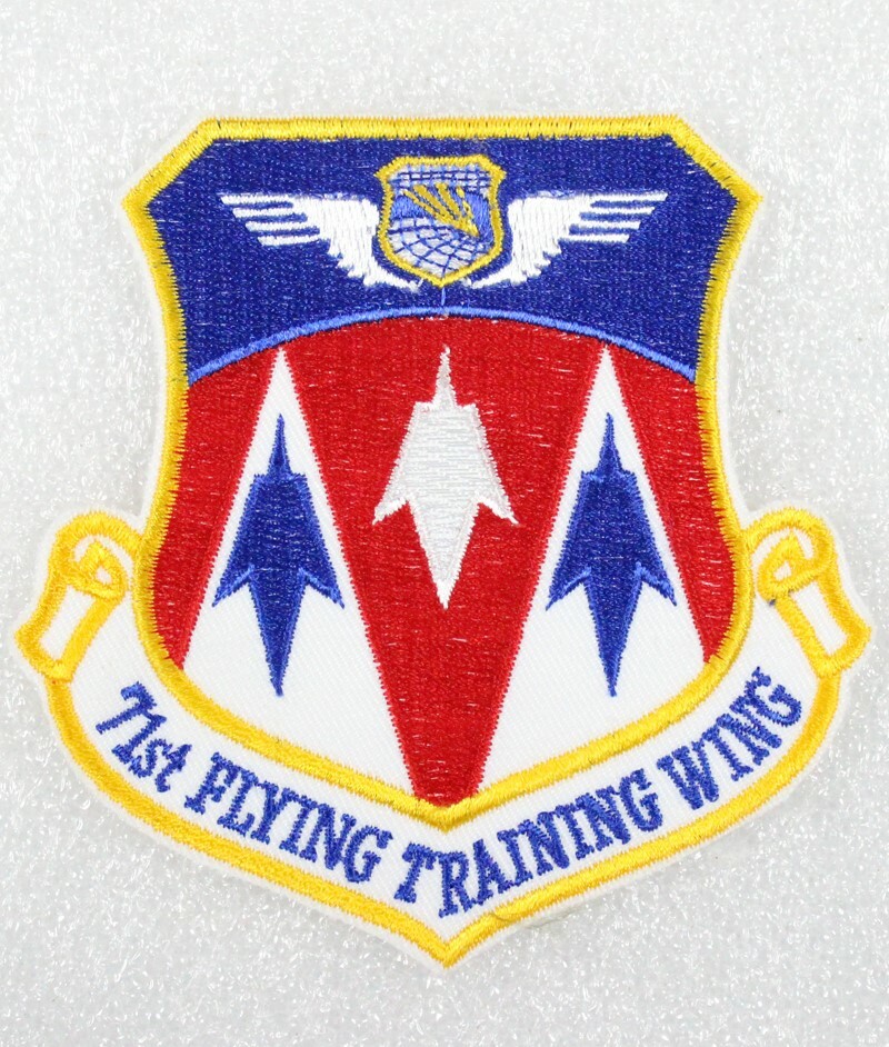 USAF Air Force Patch: 71st Flying Training Wing (w/winged shield)
