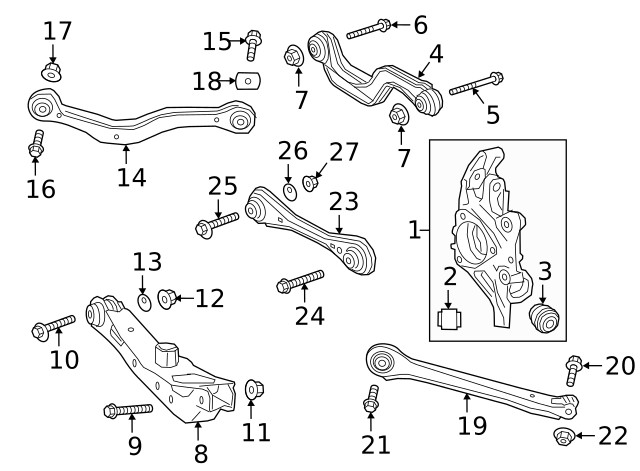 Genuine GM Knuckle 85024986
