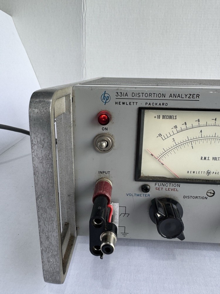 HP 331A Distortion Analyzer Hewlett Packard Vintage Audio Tester Powers On