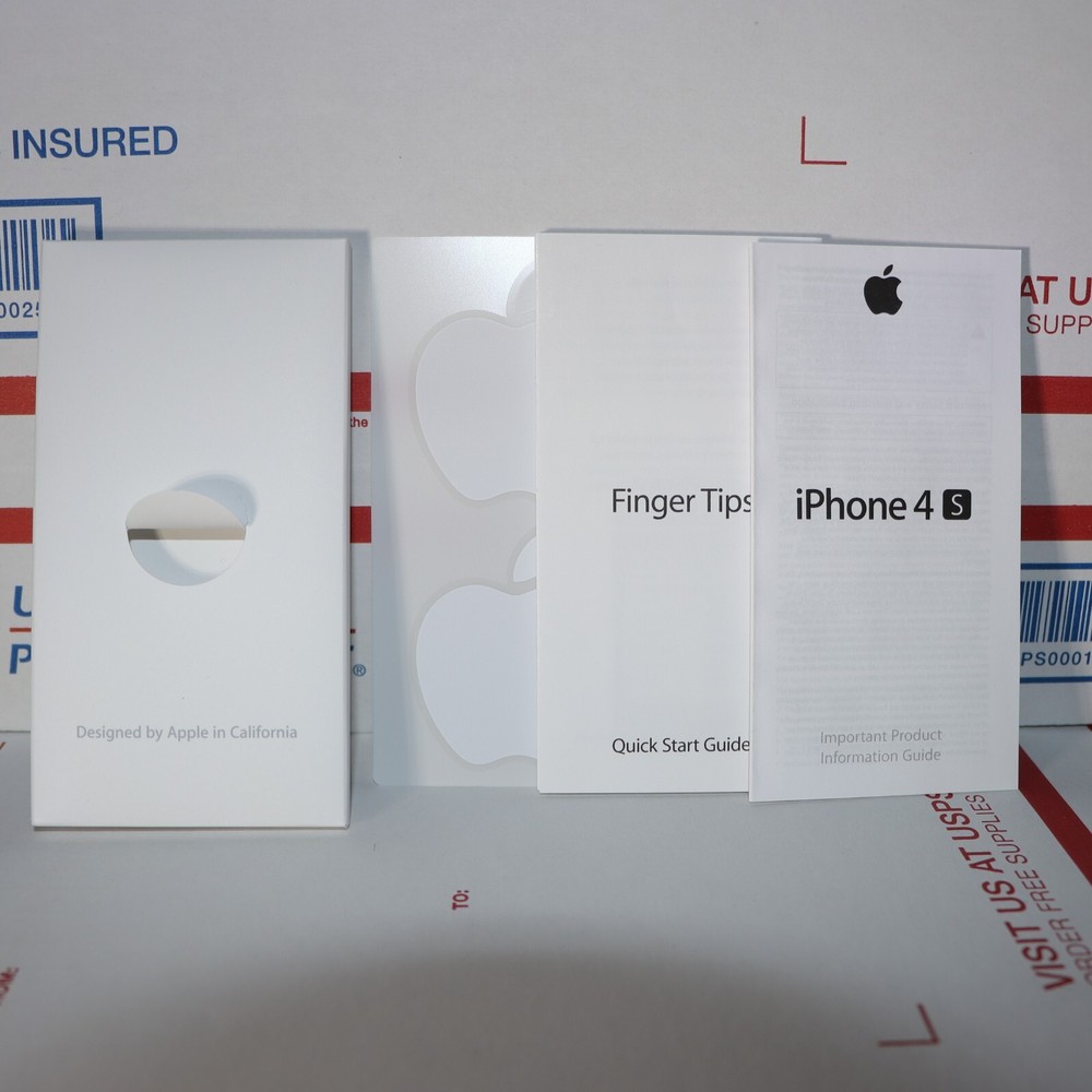 iPhone 4S 16GB White EMPTY BOX ONLY