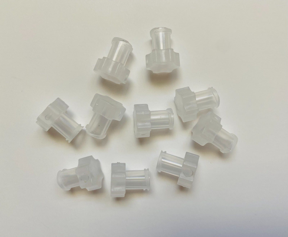 Luer Lock Female Plug End Cap, PP, 10 PCS