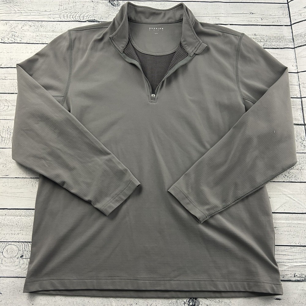 Dunning Golf Thermal Pullover Golf Jacket Men's XL Gray