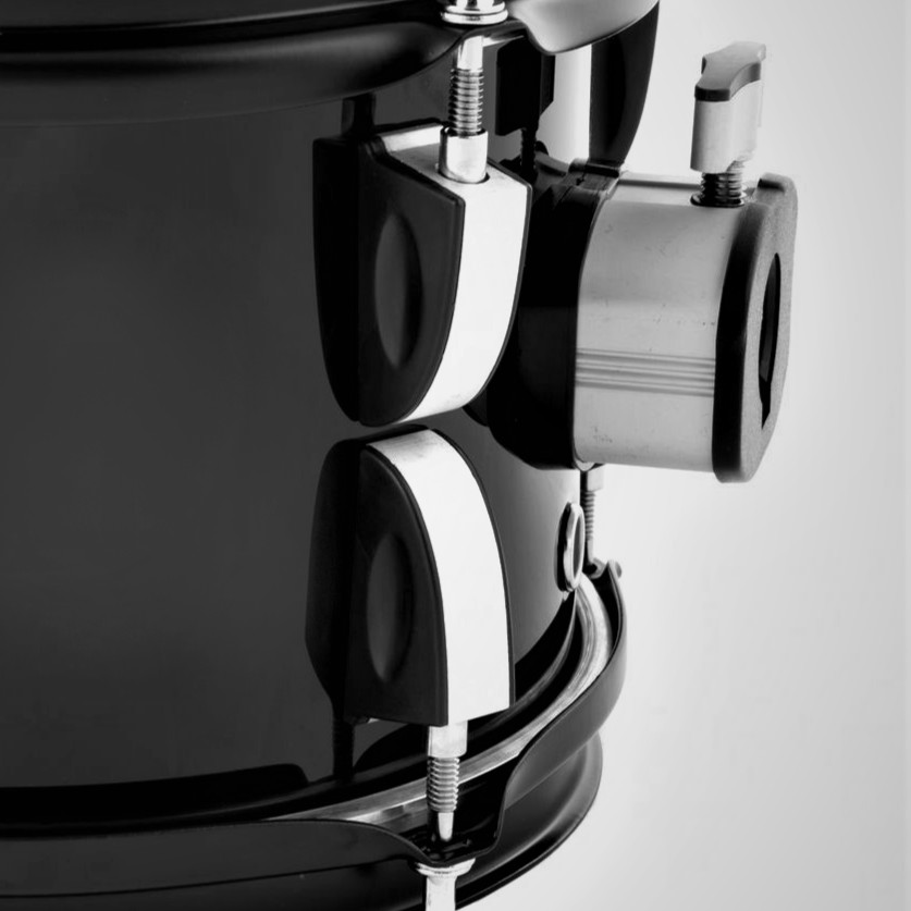 8" Inch Tom Drum Black - Maple