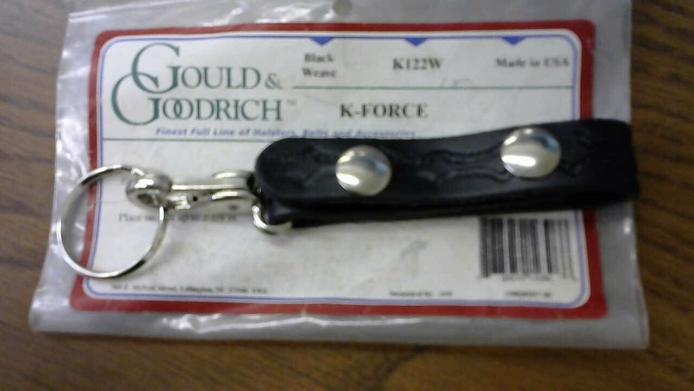 Gould & Goodrich K-Force Key Strap Black Weave K122W