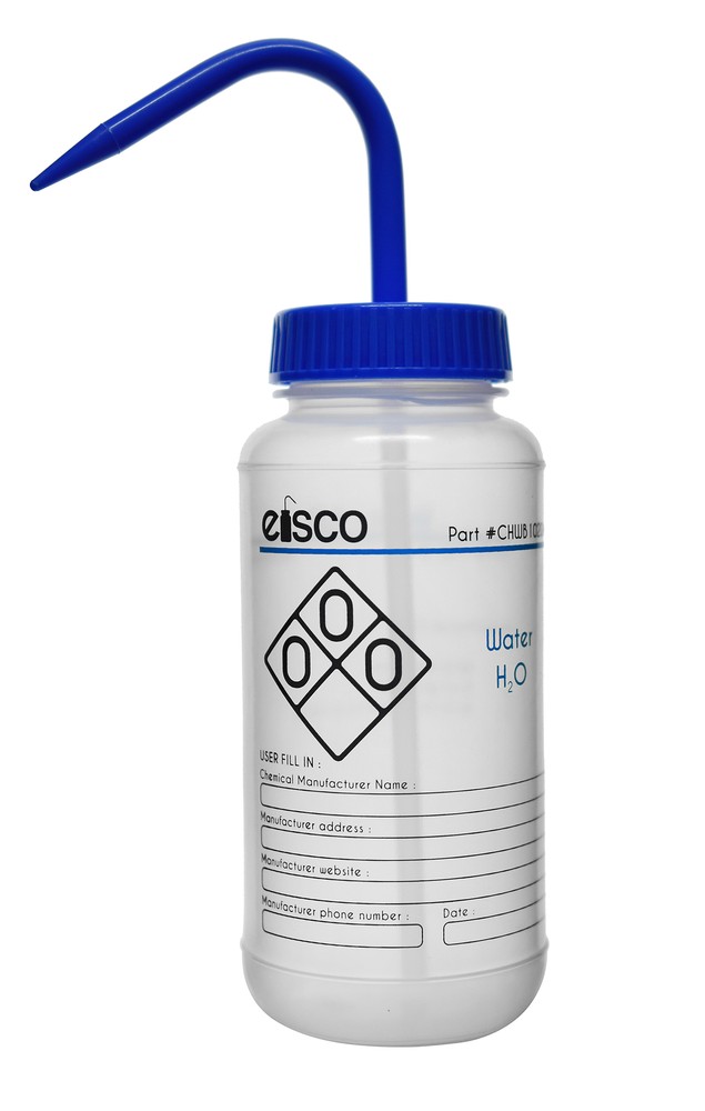 Water Wash Bottle, 500ml - Performance Plastics by Eisco Labs