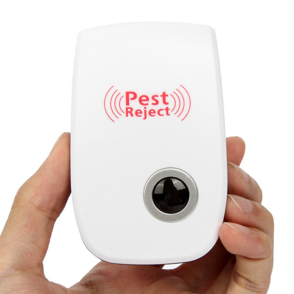 Electronic Pest Reject Control Ultrasonic Repeller Home Bug Rat Spider Roaches