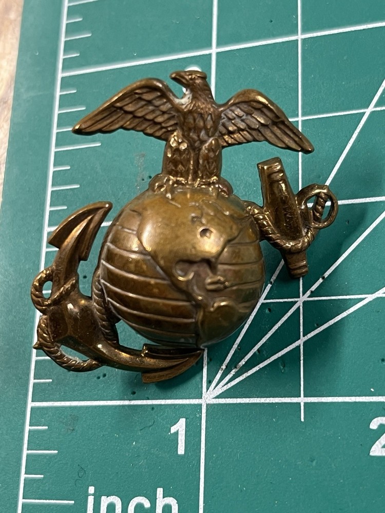 WWII  USMC Marine Cap Cover EGA