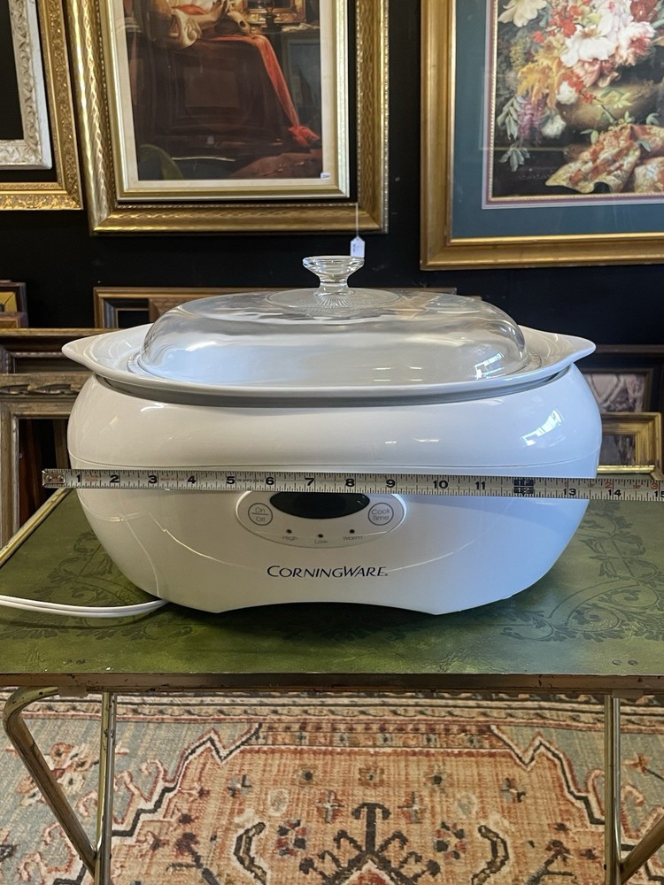 CorningWare SC-60 Electric 6 Quart Digital Programmable Crock Pot Slow Cooker