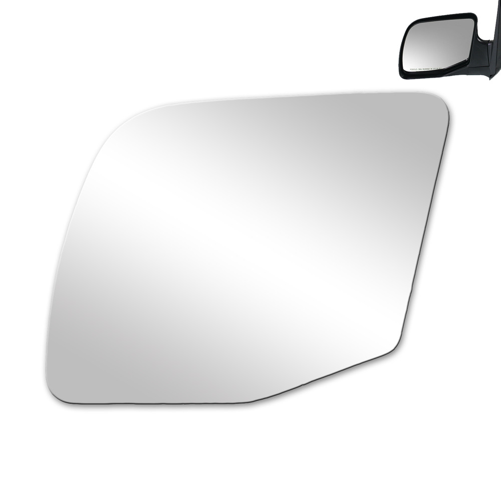 Mirror Glass For 1996-2004 Ford E-150 Econoline Driver Left Side LH Replacement