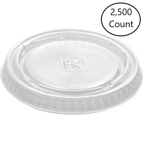 Fabri-Kal Souffle Cup Lid Clear, Polyethylene | 2500/Case