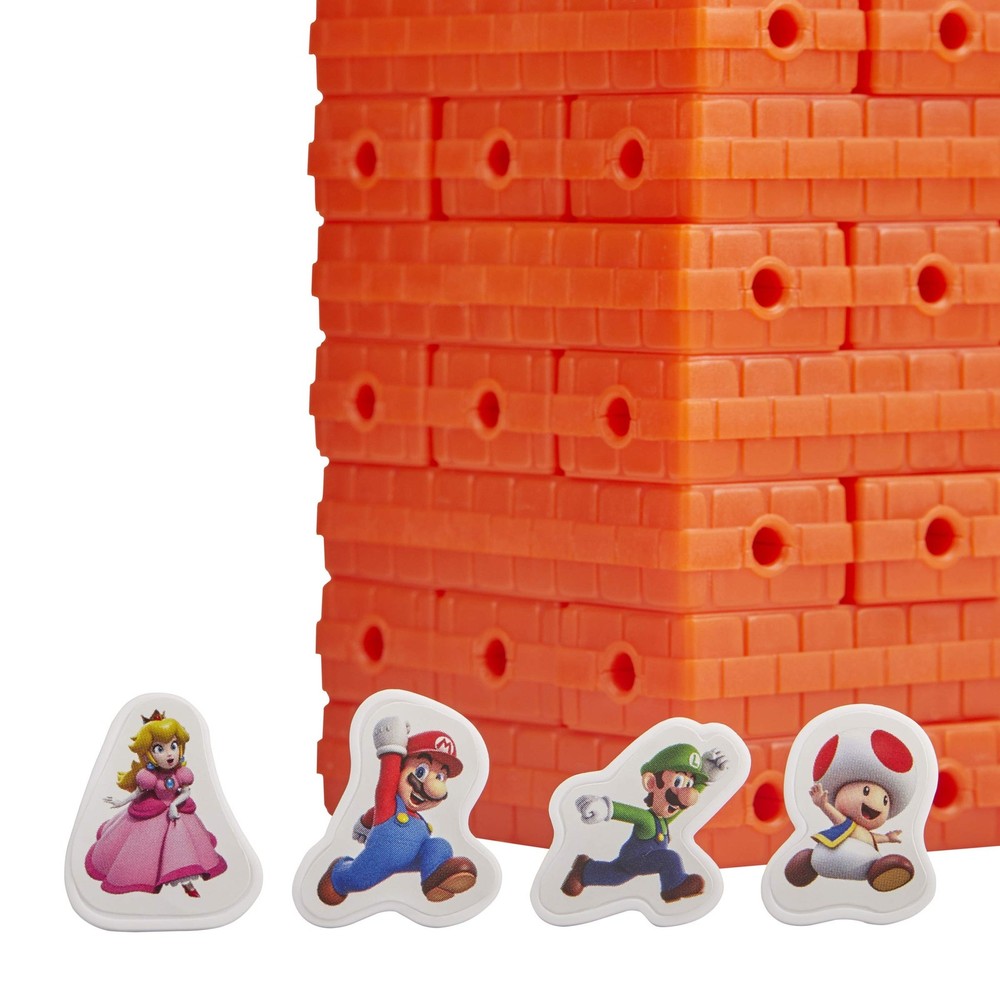 Hasbro Jenga: Super Mario Edition Game | Block Stacking Medium, Multicolored