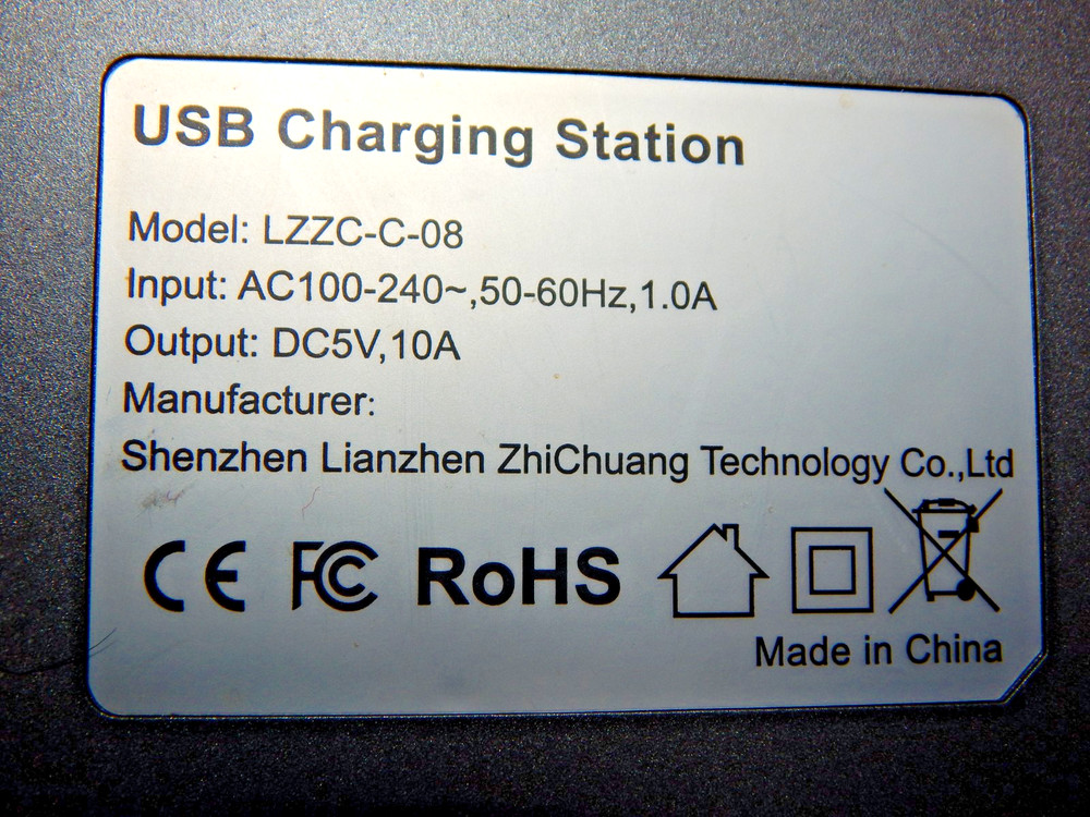 USB Charging Station model LZZC-C-08