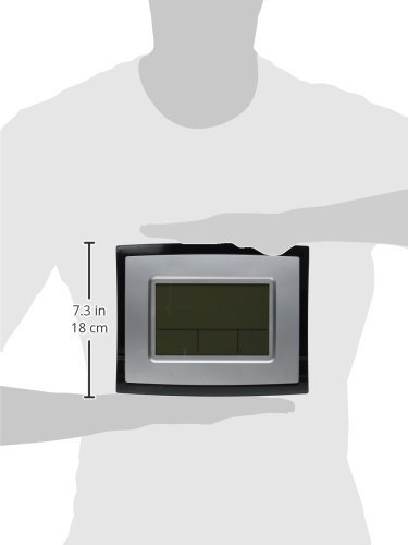 Wt8002u Digital Wall Clock Silver Black