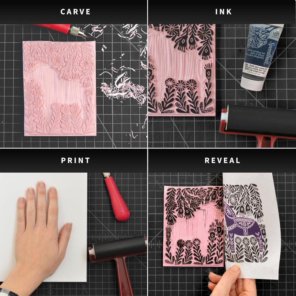 Deluxe Soft Rubber Brayer, 2-Inch