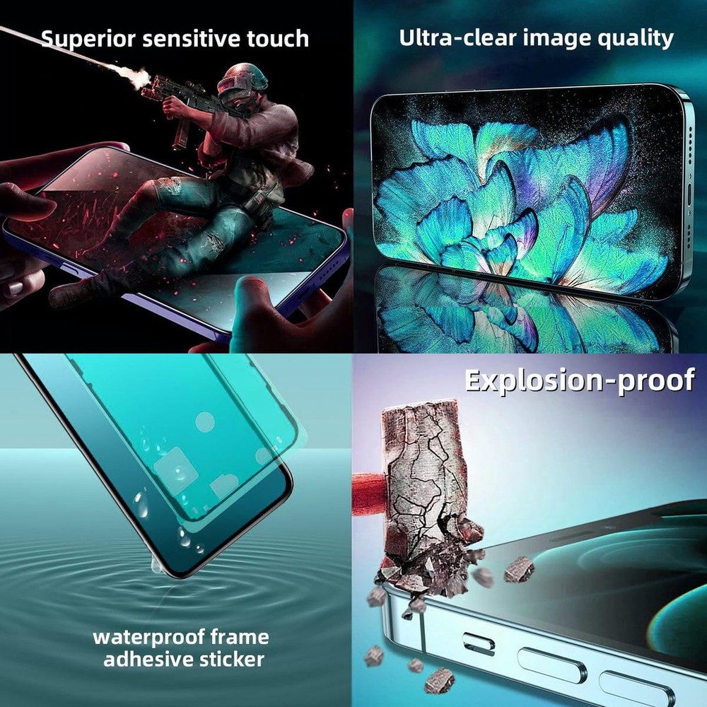for iPhone 14 Pro Max Screen Replacement Kit 6.7 inch, Full HD LCD Display 3D...