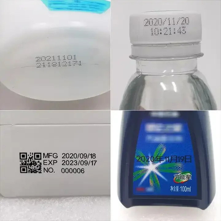 Desktop Inkjet Printer Packaging Plastic Bag Aluminium Cans Plastic Bottles