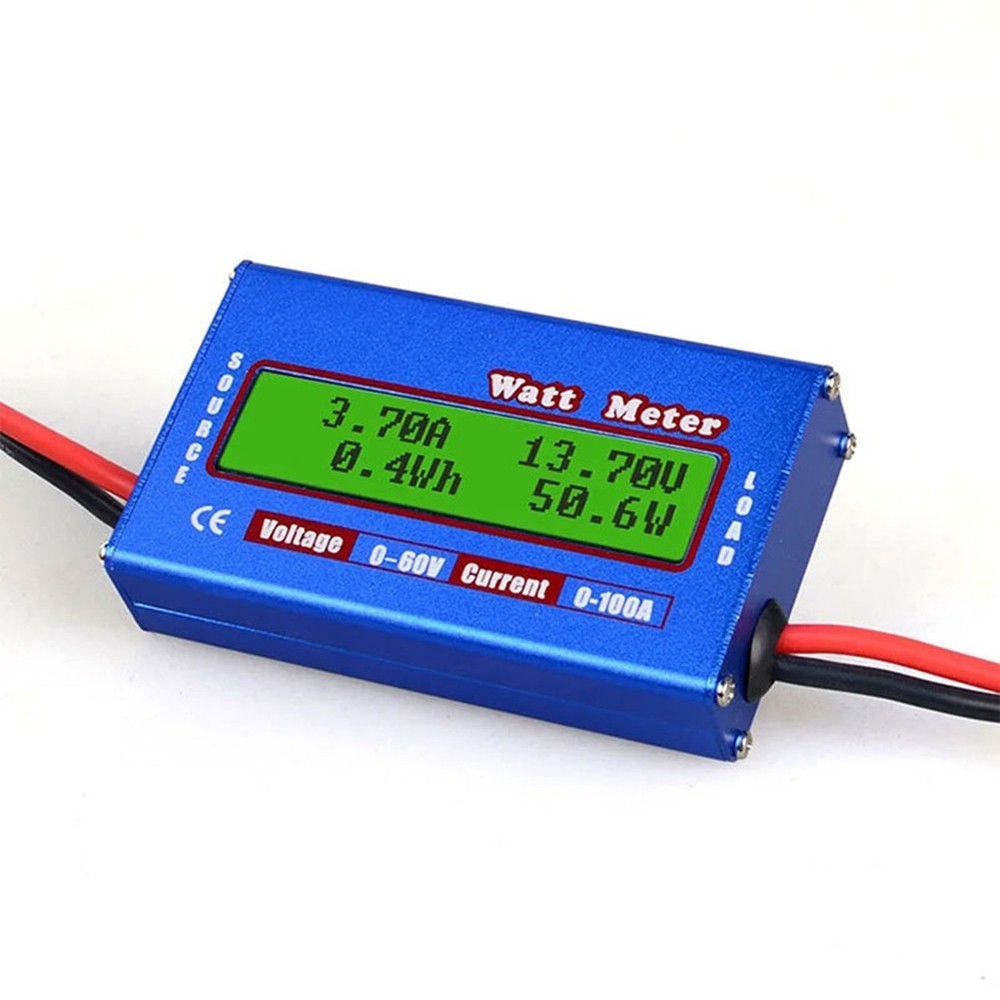 Battery Voltage Analyzer 60V for Solar Applications and RC Tools Compact Design
