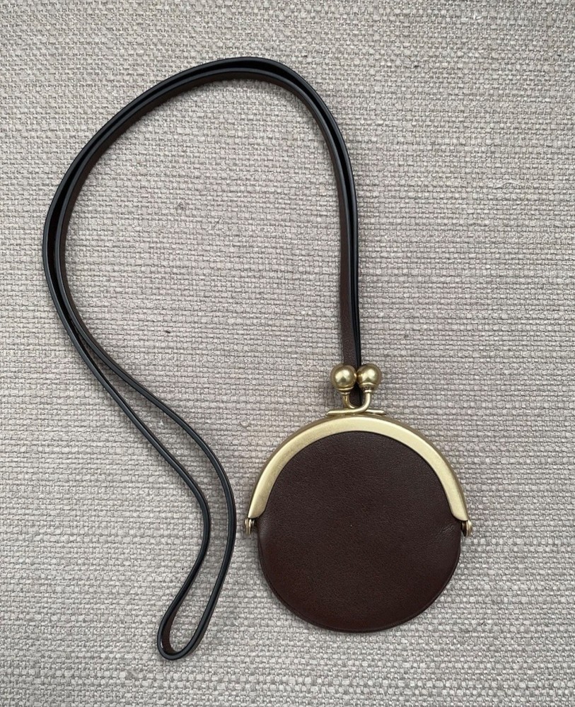 Coach Runway Kisslock Necklace Pouch NWT