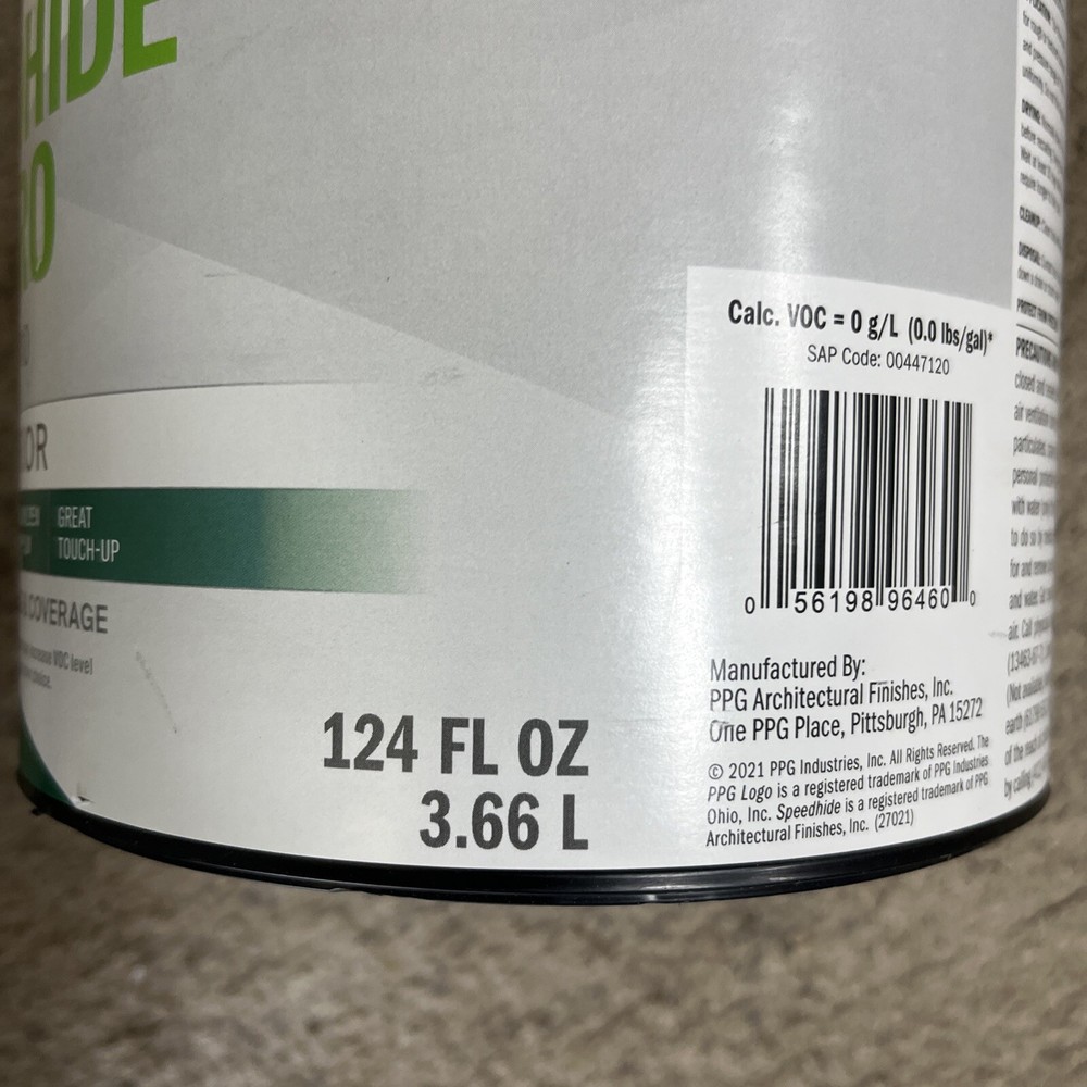 PPG PAINTS SPEEDHIDE ZERO 6-5110/01