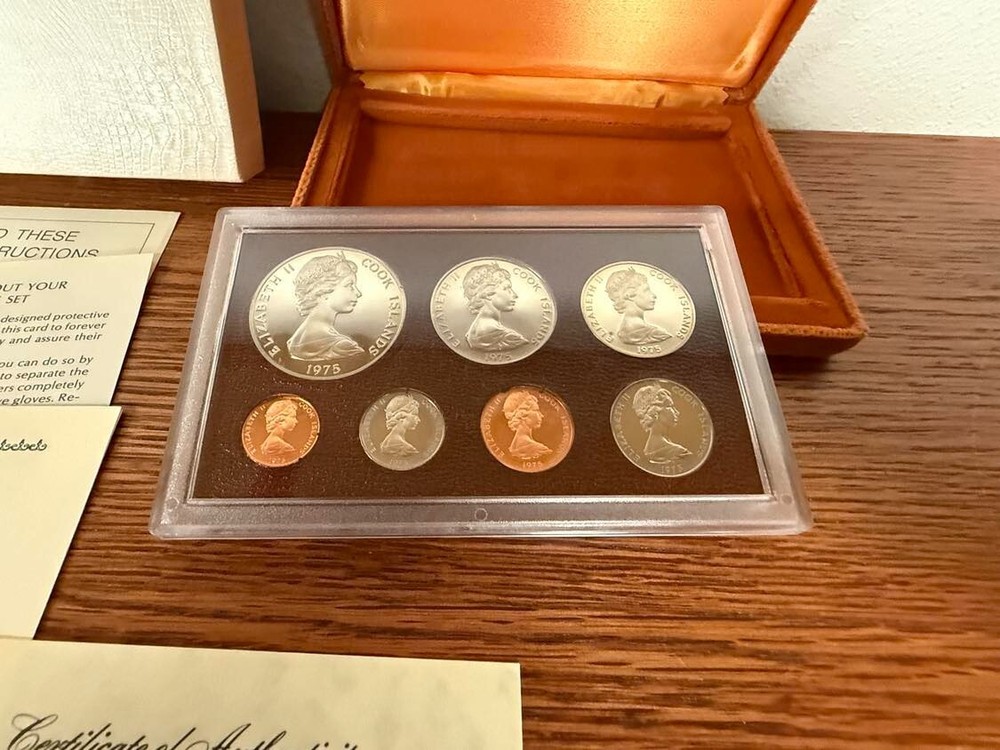 1975 COOK ISLANDS 7 PIECE PROOF COIN SET