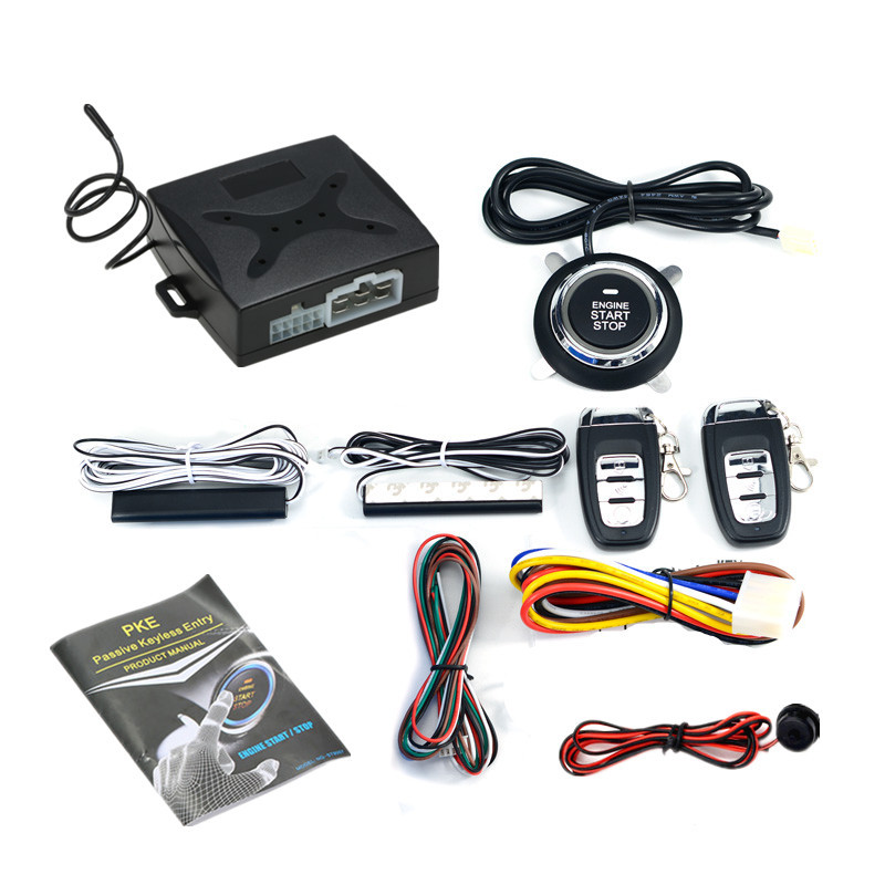 Car Keyless Entry Push Button Engine Ignition Start Stop Remote Engine System