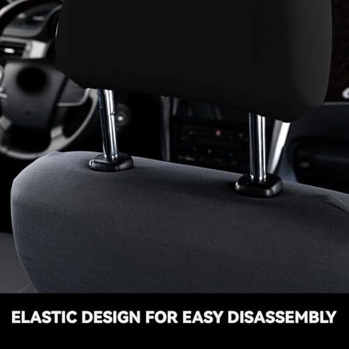 2 Pack Headrest Covers Compatible with Mountain Range Mountain Black-Mountain