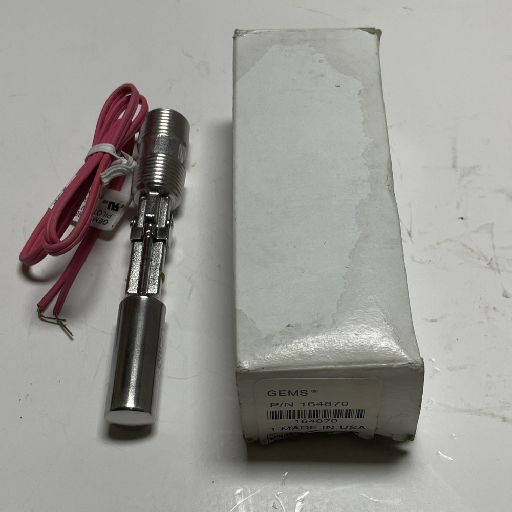 164870 Gems Float Switch, 316 Stainless Steel