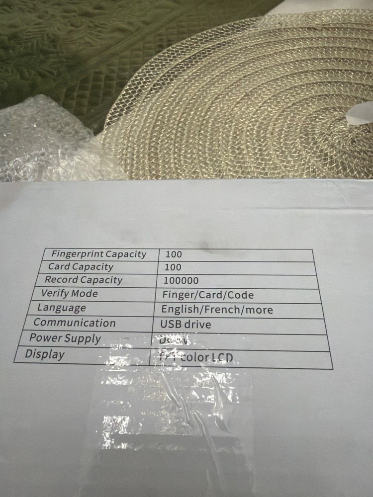 Finger/Card/Code/Time Attrndance