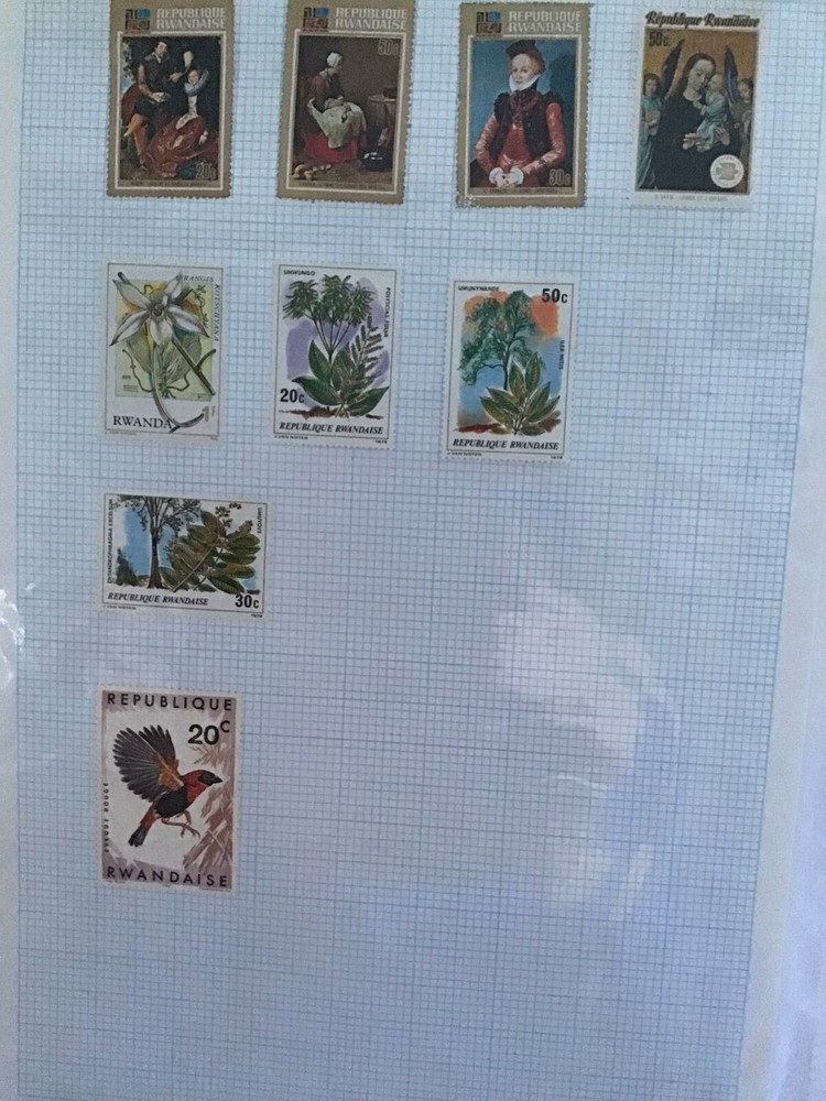 Rwanda stamps pages R24316