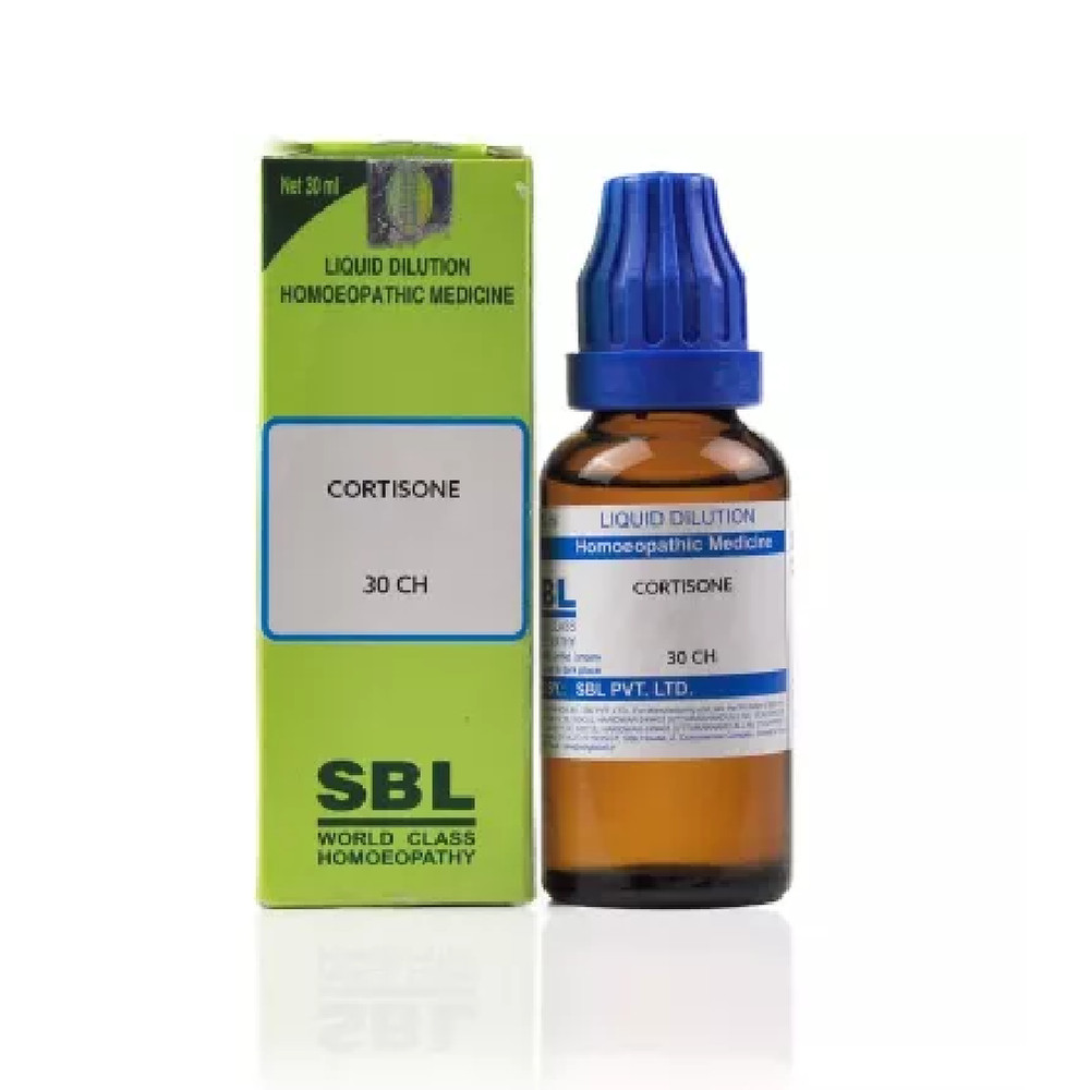 SBL Homeopathic Cortisone Dilution (30ml / 100 ML) Select Potency