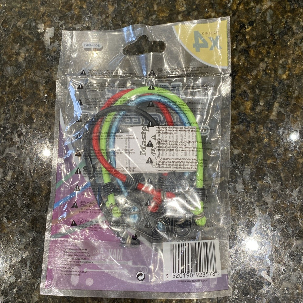 MINI BUNGEE CORDS 4 PACK - 3018EURDAT
