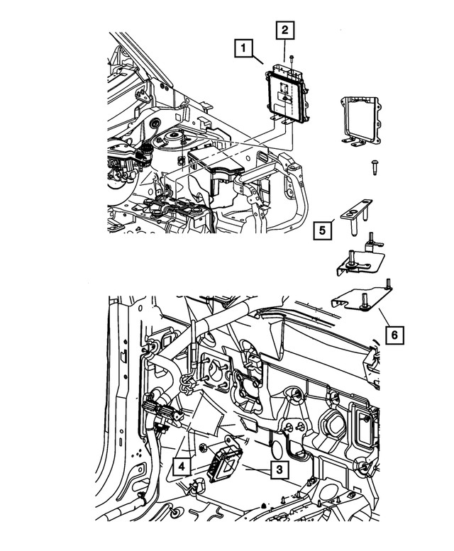 Genuine Mopar Transmission Control Module 68077940AA