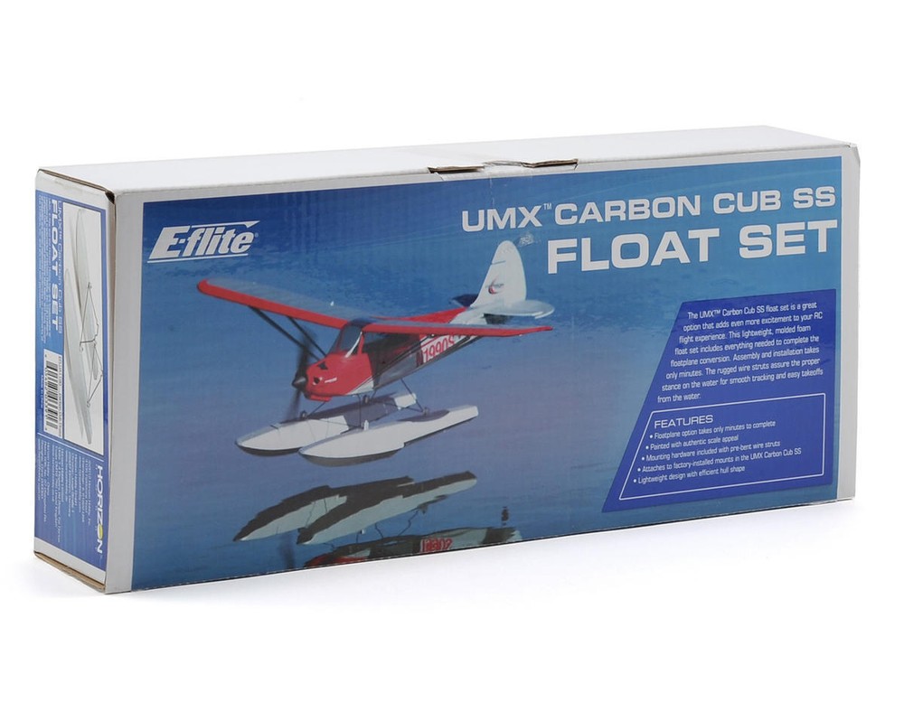 Eflite E-flite Micro RC Airplane Float Set For UMX Carbon Cub, Timber EFLUA1190