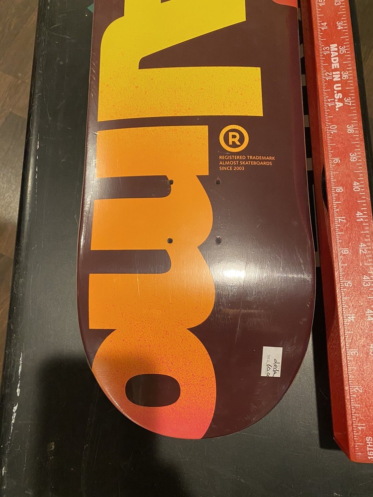 Almost Fall Off Logo HYB 8" Skateboard Deck - Magenta