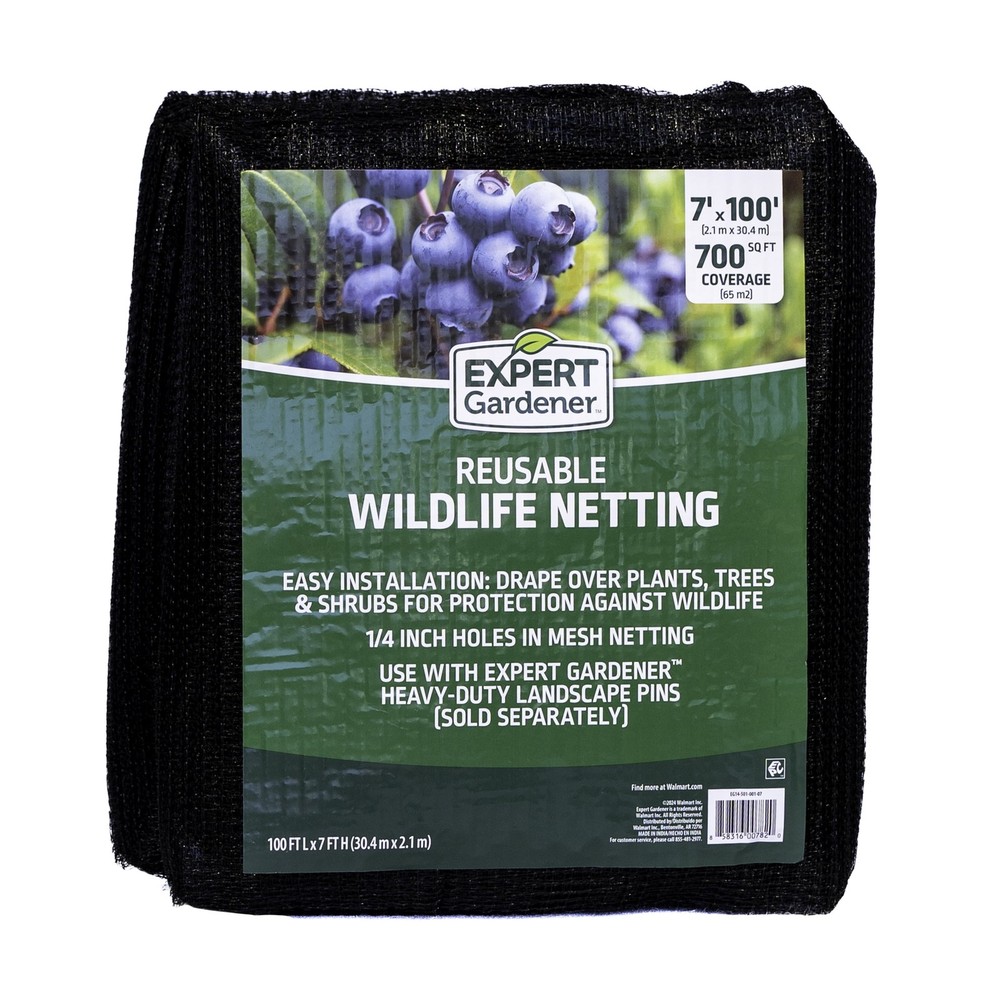 7' x 100' Black Wildlife Netting