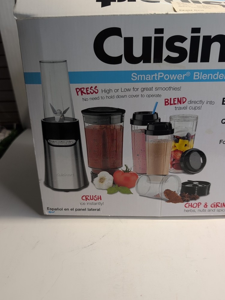 Cuisinart SmartPower 15-Piece Compact Blending + Chopping Food Processor System