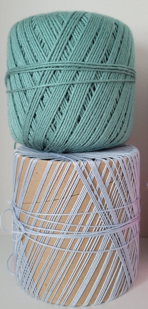 6 Partial Spools Crochet Thread